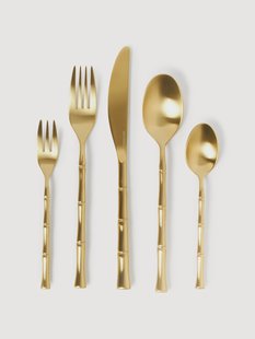 Mat geborstelde bestekset Orso, in verschillende setgroottes