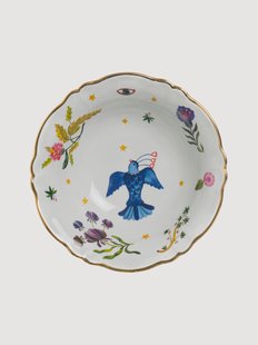 Handgemaakte serveerschaal Fabula