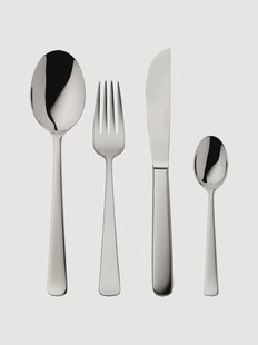 Handgemaakt geborsteld bestekset Atlantic, in verschillende setgroottes