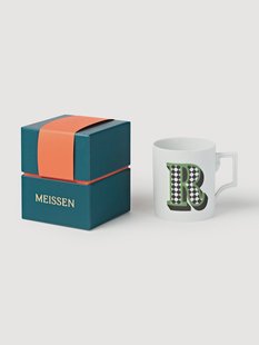 Handgemaakte beker Initials met decoratief motief, Westwing x MEISSEN