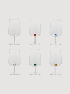 Mondgeblazen tumbler Bilia, 6-delig