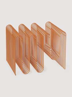 Metalen tijdschriftenhouder Curva