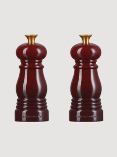 Zout- &amp; pepermolen Creuset met keramisch maalwerk, (set van 2)