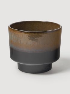 Geglazuurde plantenpot Solis, H 17 cm