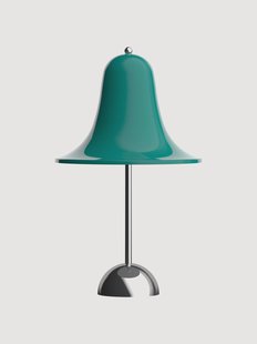 Kleine draagbare dimbare LED-tafellamp Pantop, Design Verner Panton
