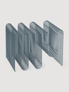 Metalen tijdschriftenhouder Curva