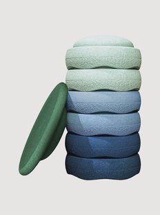 Stapstenen Waters &amp; Greens met balanssteen, 7-delig