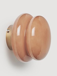 Wandlamp Baya van opaalglas