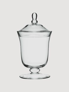 Mondgeblazen glazen opbergdoos Serve