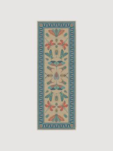 Wasbare loper Flutterby van Iris Apfel