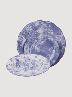 Dinnerset Fleurette Lilac, 18-delig