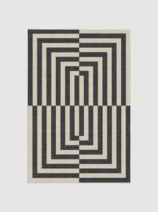 Wasbaar laagpolig vloerkleed Op Art van Jonathan Adler