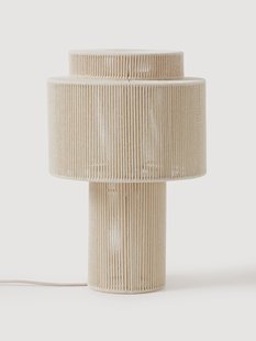 Tafellamp Lace van linnen draad