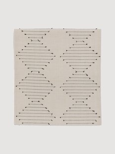 Katoenen tafelloper Diamond Weave