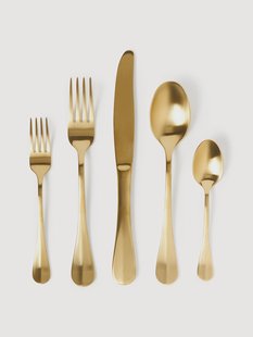 Mat geborstelde bestekset Zooey, in verschillende formaten