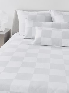 Westwing Crosby Studios, geruit katoenen laken Damier