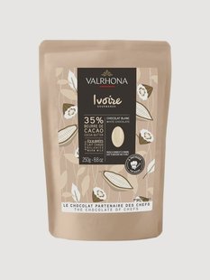 Chocolade druppels Ivoire