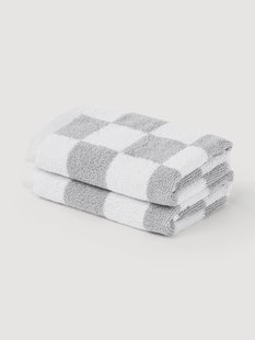 Westwing Crosby Studios, katoenen handdoek Damier, in verschillende formaten