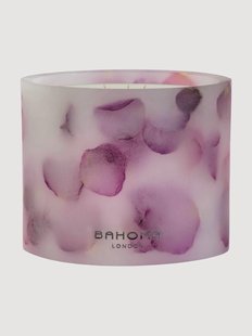 Handgemaakte 3-lonts geurkaars Botanica (roos)