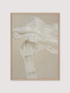 Handbeschilderde ingelijste canvasprint Art Shape 1, verschillende formaten