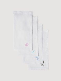 Linnen servetten Arizona Love, 4-delig