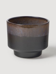 Geglazuurde plantenpot Solis, H 13 cm