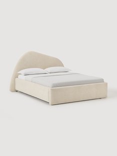 Boucl&eacute; gestoffeerd bed Gary