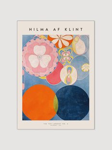 Ingelijste print Hilma af Klint - The Ten Largest