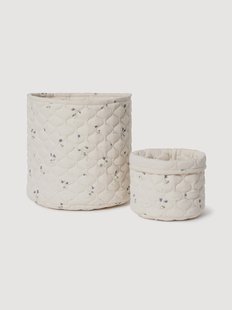 Opbergmanden Viola van katoen, 2-delig