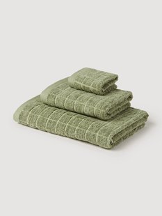 Handdoekenset Edita van katoen-linnen, in verschillende setmaten