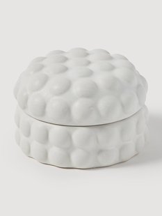 Decoratieve opbergdoos Bob van keramiek met deksel