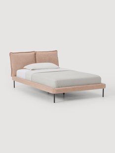 Gestoffeerd bed Amelia van teddy boucl&eacute;