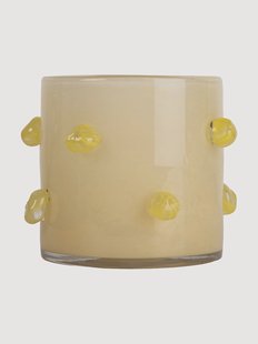 Mondgeblazen waxinelichthouder Arlo