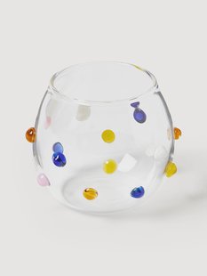 Kleine mondgeblazen borosilicaatglazen Perli, 4-delig