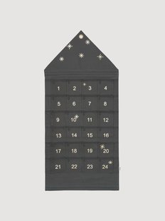 Katoenen adventskalender Star