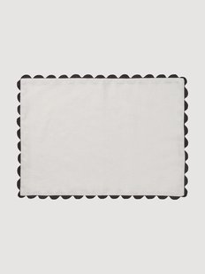 Handgemaakt placemat Willow van linnen