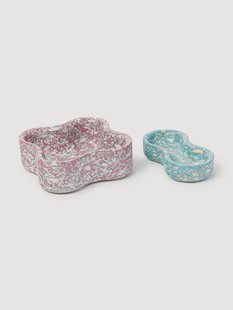 Decoratieve schalen Elara van marmer, 2-delig