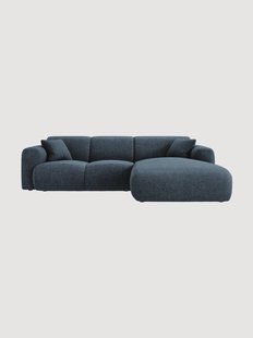 Chenille hoekbank Nolio (4-zits)