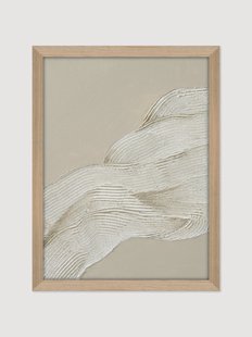 Ingelijst schilderij Art Shape II op canvas