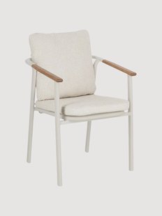 Tuinstoelen Leonida met kussen, 4-delig