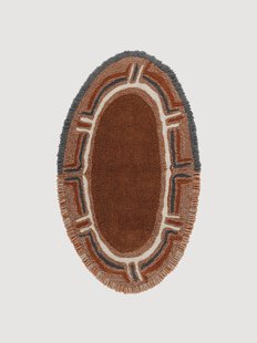 Wollen vloerkleed Karibu U