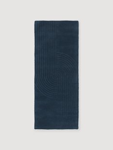 Handgetufte wollen loper Mason