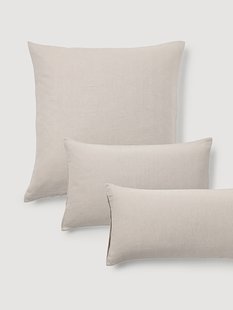 Flanellen kussenhoes Wanda met visgraatpatroon