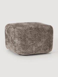 Voetenbank Wolke van teddy-boucl&eacute;