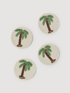 Onderzetter Palm Tree, 4-delig