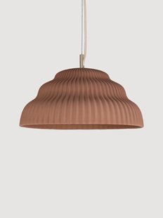 Handgemaakte hanglamp Kaskad van keramiek, in verschillende formaten