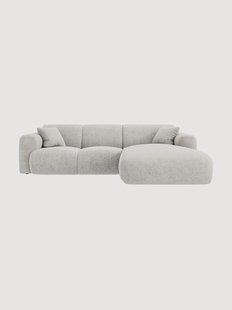 Chenille hoekbank Nolio