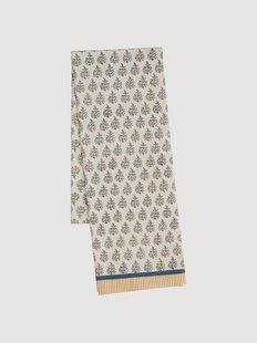 Handgemaakt tafelkleed Melon met bloemmotief