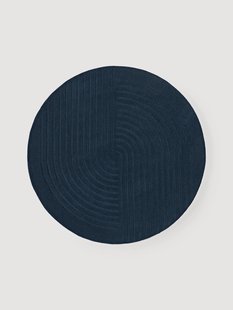 Rond wollen vloerkleed Mason, handgetuft