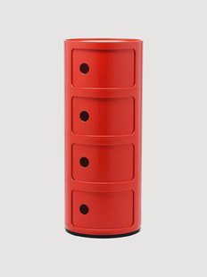 Design container Componibili, 4 modules, H 77 cm